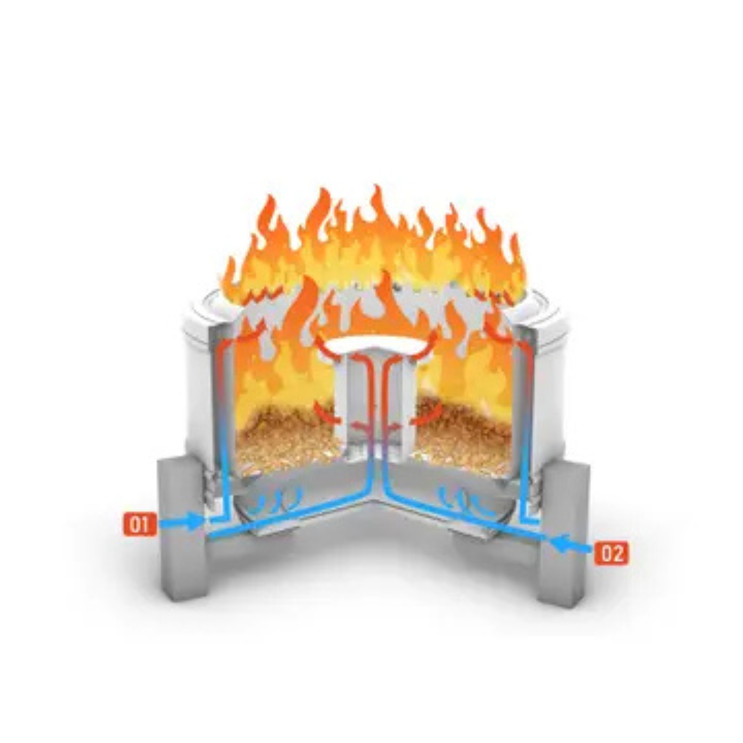 Outdoor Windermere Metal Firebowl