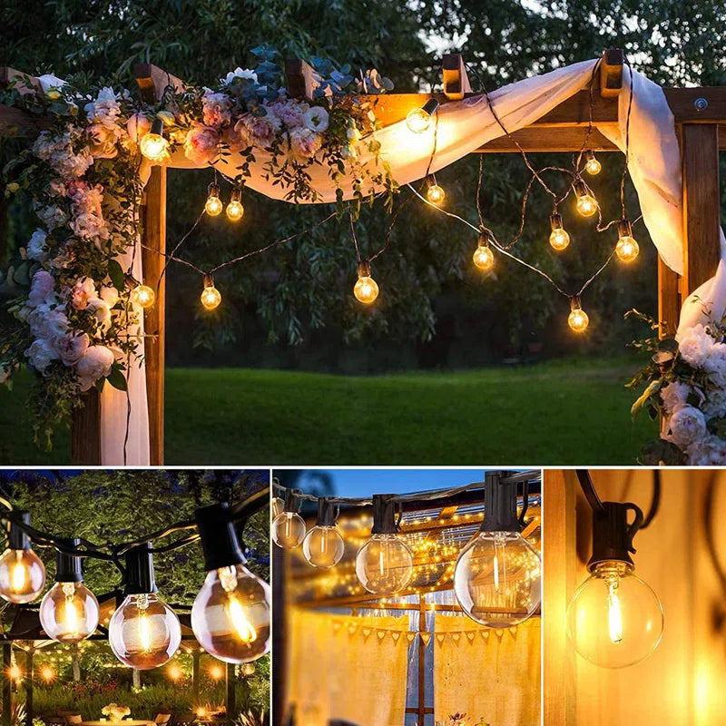 ๐ 25ft Solar-Powered Outdoor String Lights with Remote โ Warm LED Ambiance for Patio, Garden, Backyard & Events | Eco-Friendly & Weatherproof