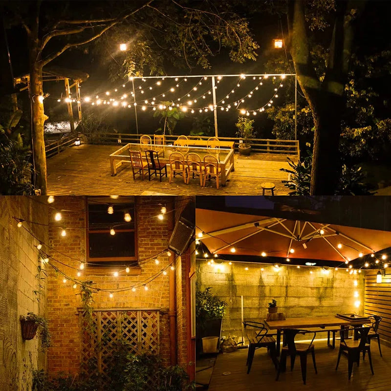 ๐ 25ft Solar-Powered Outdoor String Lights with Remote โ Warm LED Ambiance for Patio, Garden, Backyard & Events | Eco-Friendly & Weatherproof