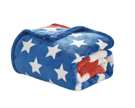 🇺🇸 American USA Flag Oversized Throw Blanket (50x70")