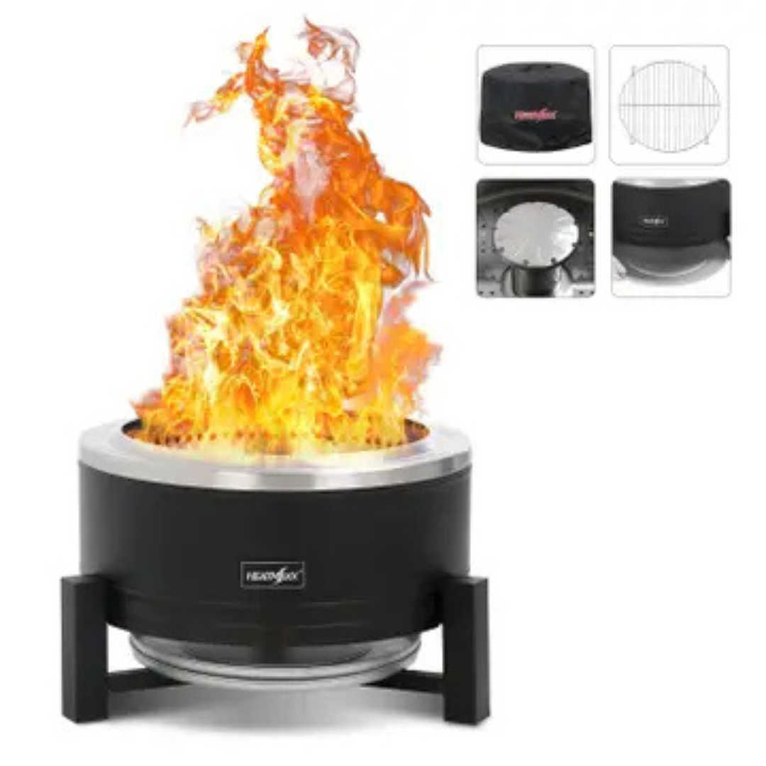 Outdoor Windermere Metal Firebowl