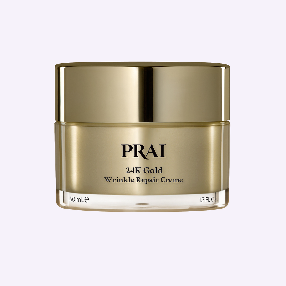PRAI Beauty 24K Gold Wrinkle Repair Creme, jar, front of pack