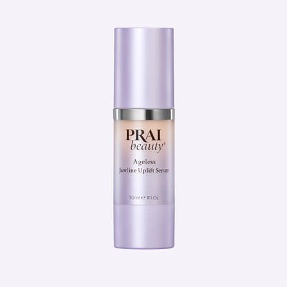PRAI Beauty Ageless Jawline Uplift Serum, 1 oz pump bottle, front of pack