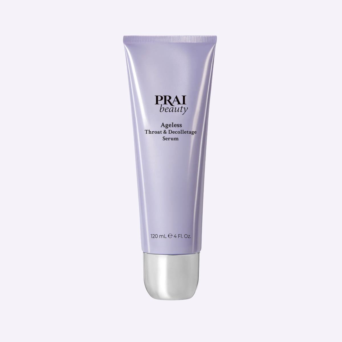 PRAI Beauty Ageless Throat & Decolletage Serum, 4 oz tube, front of pack