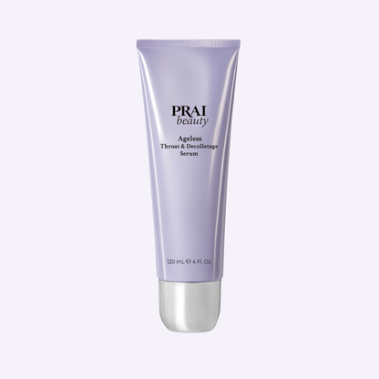 PRAI Beauty Ageless Throat & Decolletage Serum, 4 oz tube, front of pack
