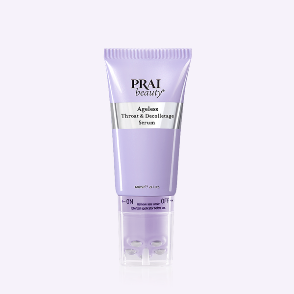 PRAI Beauty Ageless Throat & Decolletage Serum, 2 oz tube, front of pack