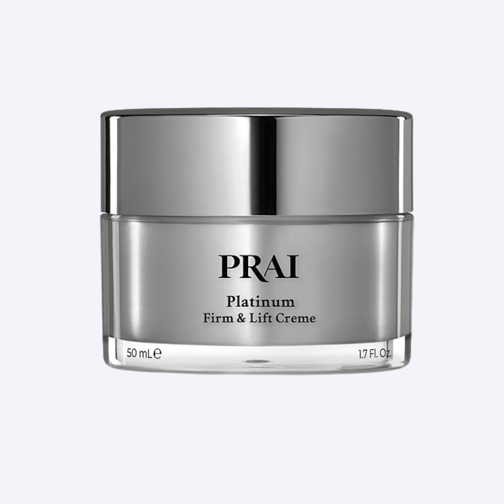 PRAI Beauty Platinum Firm & Lift Creme, front of pack