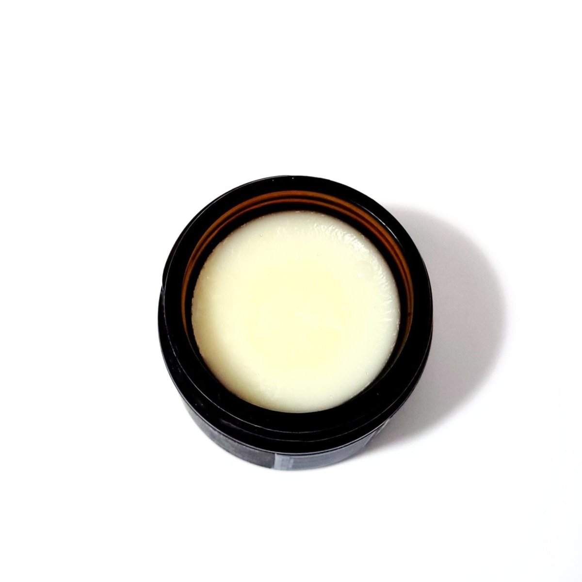 Naturallow Tallow Body Balm, open jar showing the balm from above
