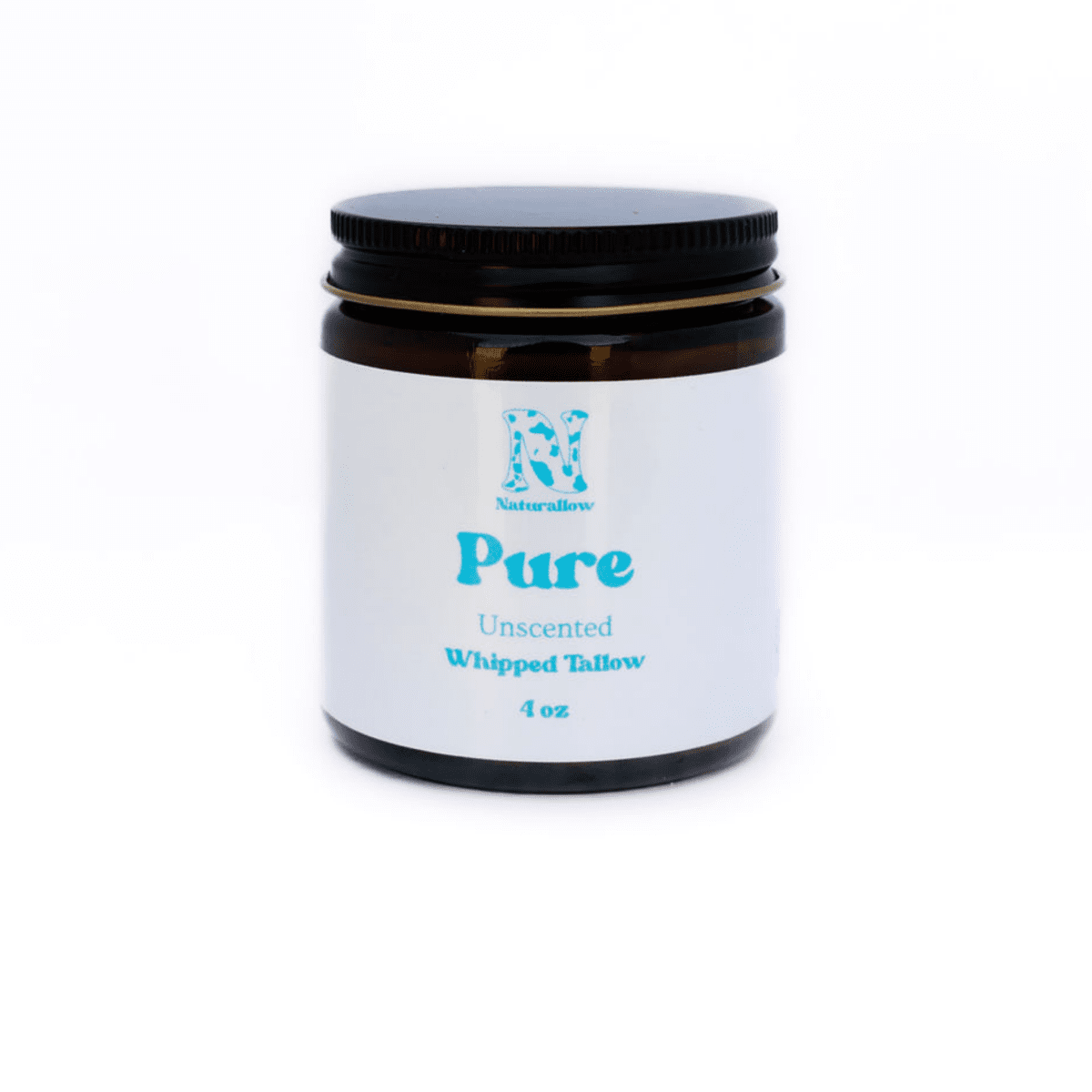 Naturallow Whipped Tallow Moisturizer, Pure Unscented jar on white