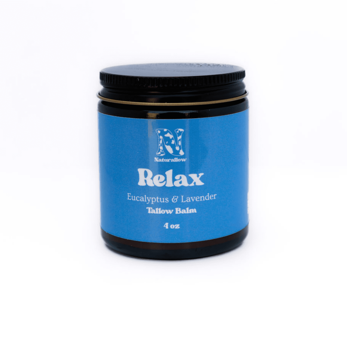 Naturallow Tallow Body Balm, Relax jar on white