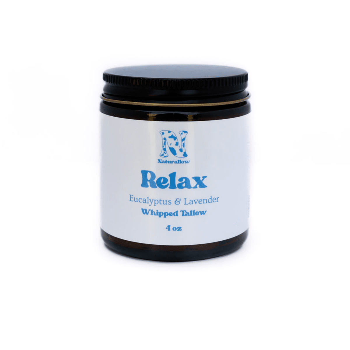 Naturallow Whipped Tallow Moisturizer, Relax jar on white