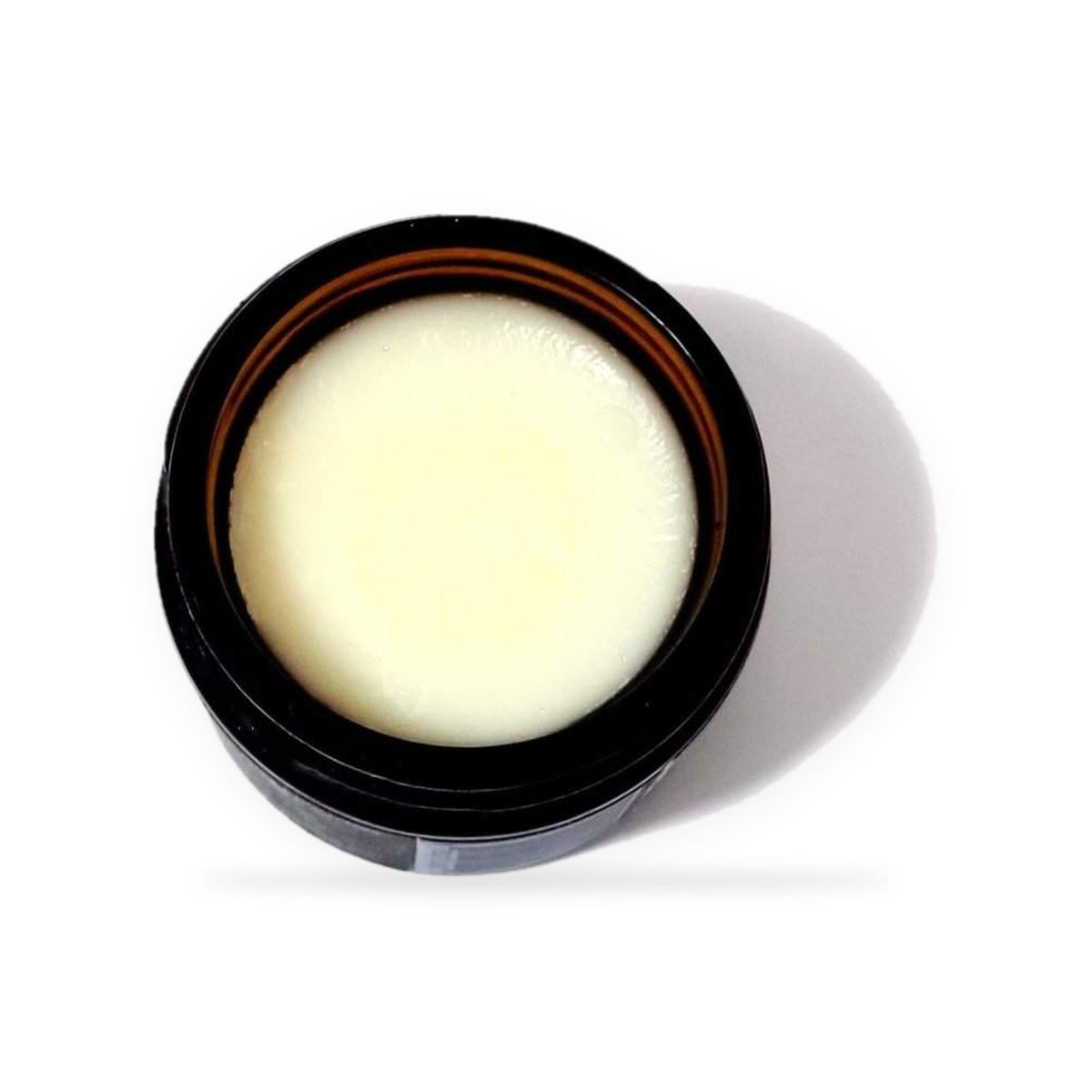 Naturallow Tallow Body Balm, open jar showing the balm from above