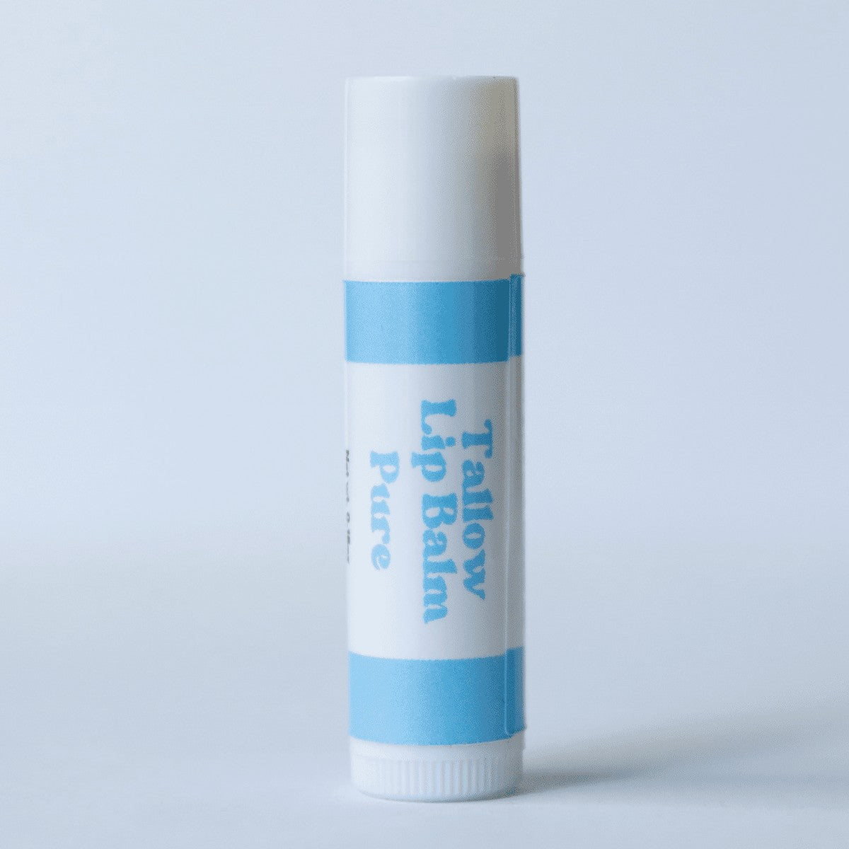 Naturallow Tallow Lip Balm, Pure tube on white