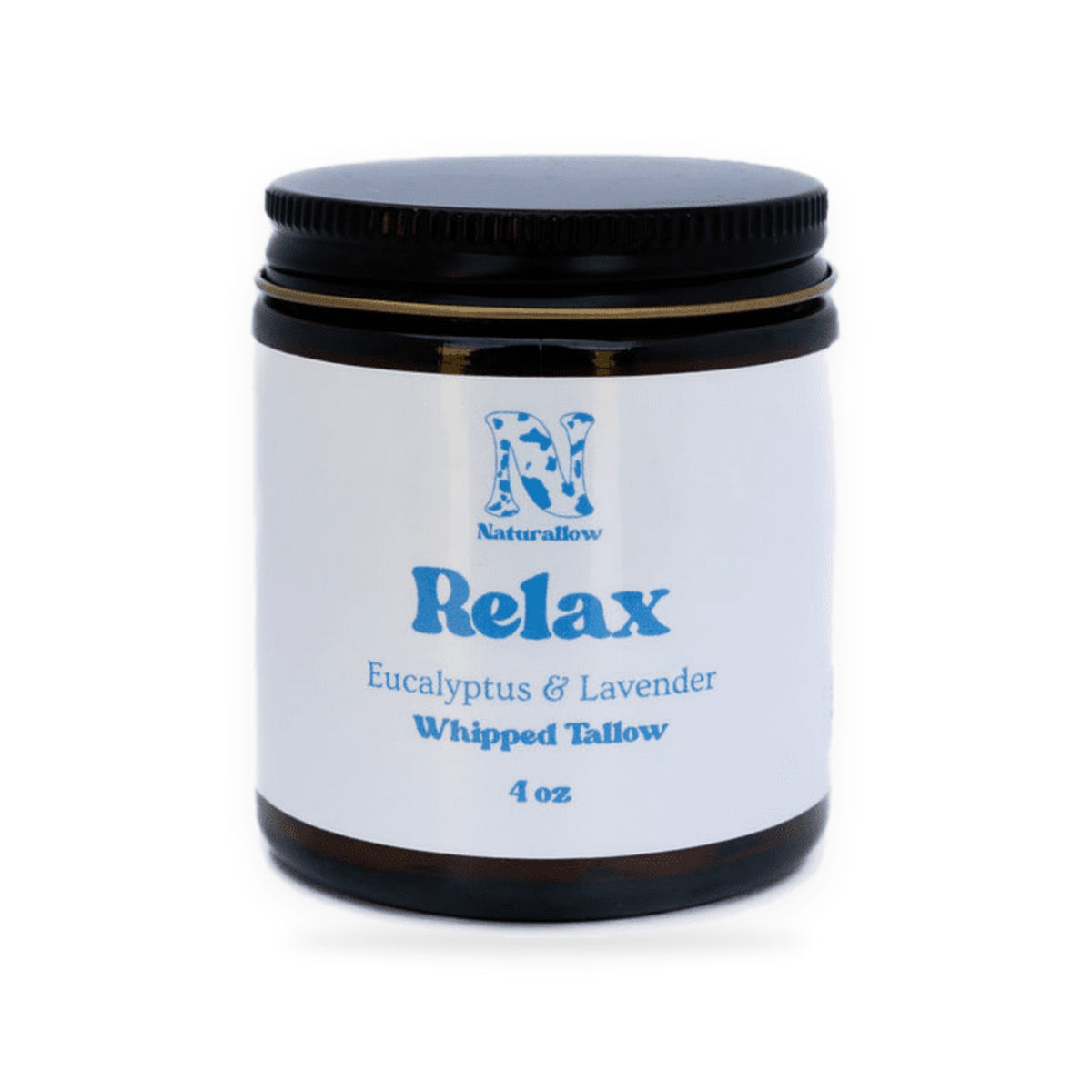 Naturallow Whipped Tallow Moisturizer, Relax jar on white